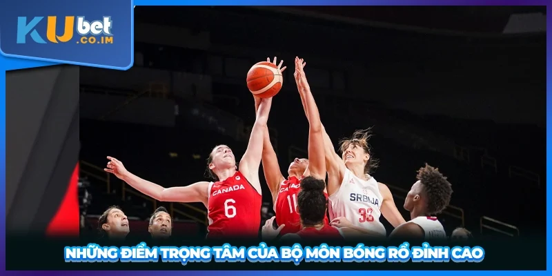 Những điểm trọng tâm của bộ môn bóng rổ đỉnh cao